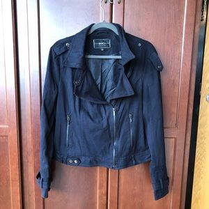 BNCI by Blanc Noir Navy Moto Jacket